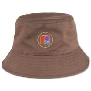 Repose AMS bucket hat washed root brown.