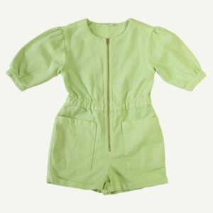 Maed for mini jumpsuit lime lizard