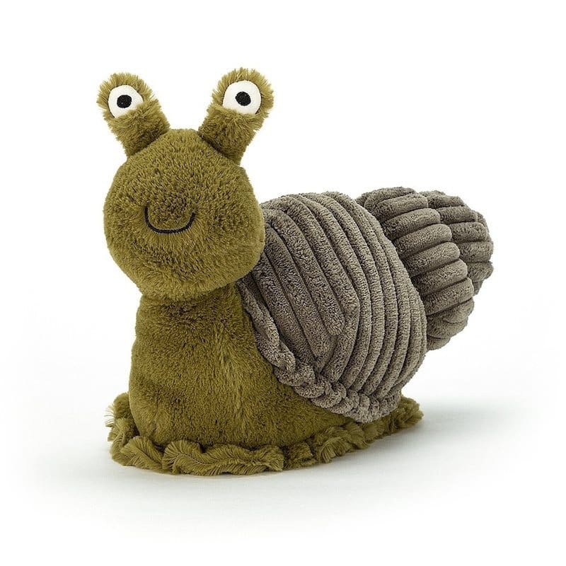 Jellycat slak steve Kind zo blij