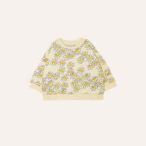 The Campamento sweater baby yellow daisies