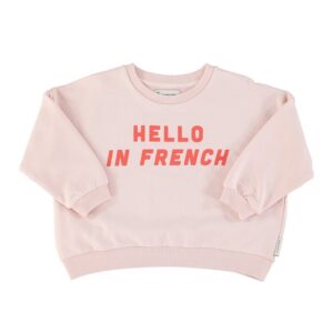 Piupiuchick sweater pink hello in french