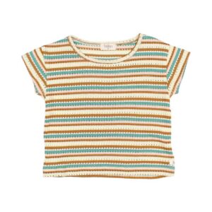 Buho t shirt fancy knitted multicol