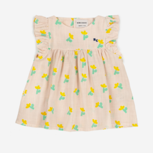 Bobo Choses Dress baby ruffle sea flower