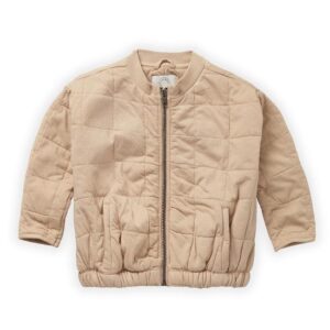 Sproet & Sprout jacket quilted sweat biscotti