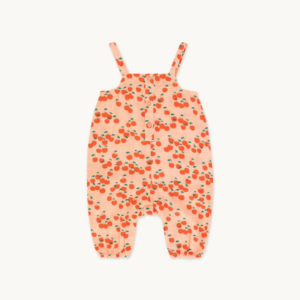 Tinycottons jumpsuit papaya summer red