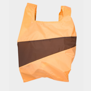 Susan Bijl shoppingbag reflect & brown L