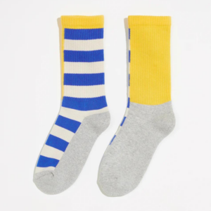 Bellerose sokken blue grey stripes