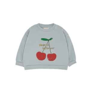 The Campamento baby sweater cherries