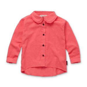 Sproet & Sprout blouse tonal dots raspberry pink