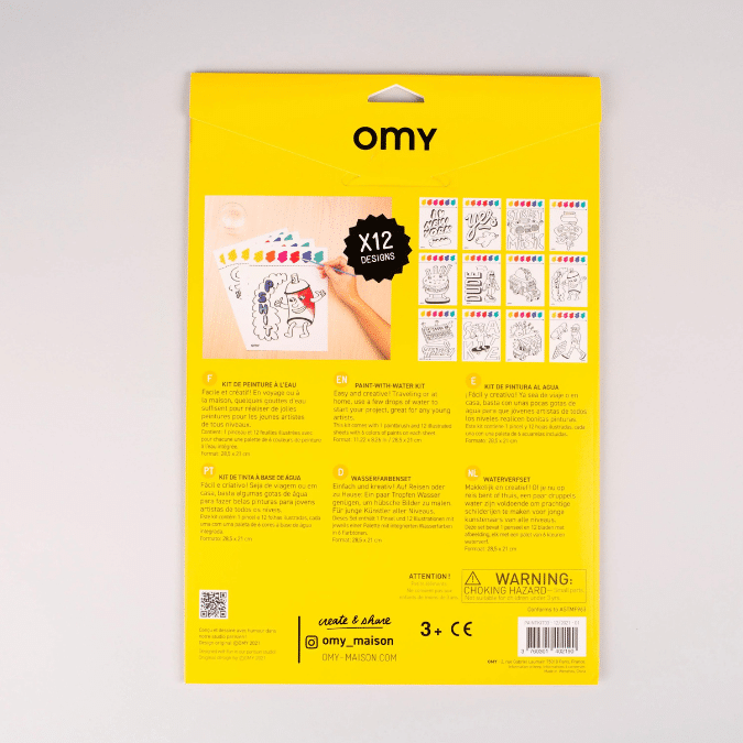 Omy maison painting kit Streetart Kind zo blij