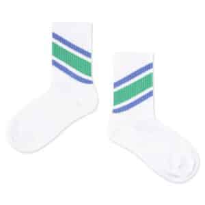 Repose AMS sporty sokken white ultramarine