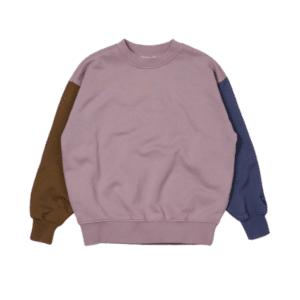 Main Story sweater colourblock elderberry
