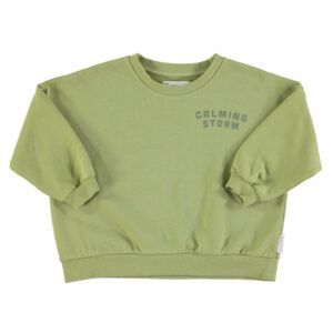 Piupiuchick sweater sage green calming sto