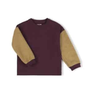 Nixnut sweater sleeve bordeaux