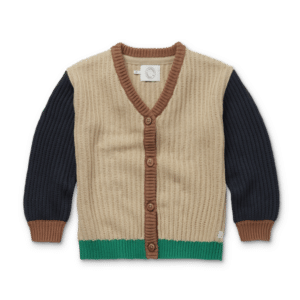 Sproet & Sprout vest knit colour block