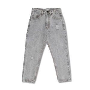Petit Blush baggy fit jeans washed light grey
