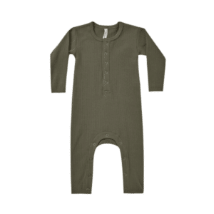Quincy Mae jumpsuit ribbed forest