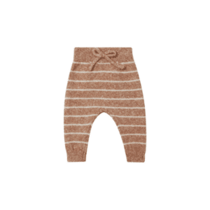 Quincy Mae knit pants cinnamon stripe
