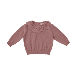 Quincy Mae sweater knit fig