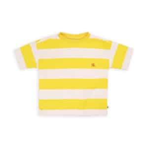 CarlijnQ oversized t-shirt stripes yellow