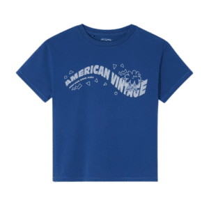 American Vintage shirt fizvalley royal blue