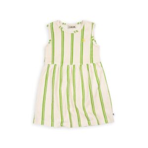 CarlijnQ tanktop jurk stripes green