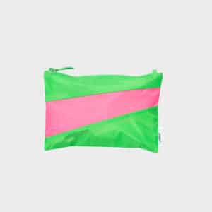 Susan Bijl pouch greenscreen & pink - maat M