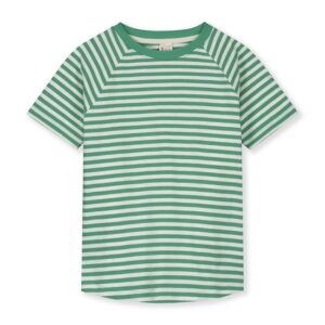 Gray Label t-shirt oversized bright green stripe