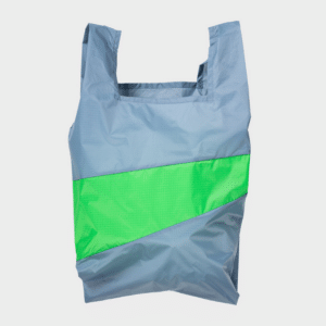 Susan Bijl shoppingbag fuzz & green mt L