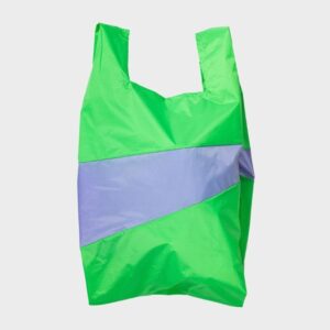 Susan Bijl shoppingbag green & treble mt L