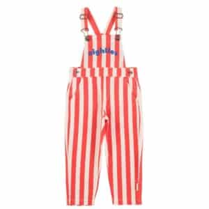 Piupiuchick dungaree white red stripes