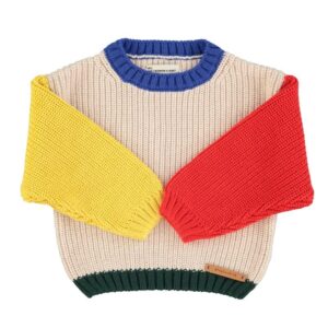 Piupiuchick knitted sweater multicolor