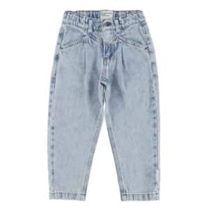 Piupiuchick mom jeans washed denim blue