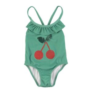 Piupiuchick swimsuit green cherry