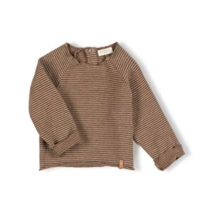 Nixnut baby longsleeve pebble stripe