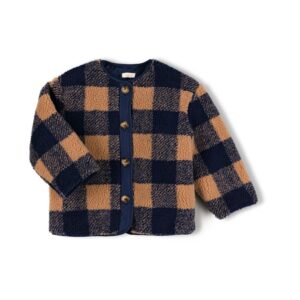 Nixnut jas navy checkerd