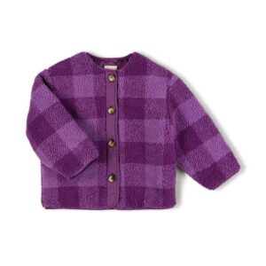 Nixnut jas purple checkerd