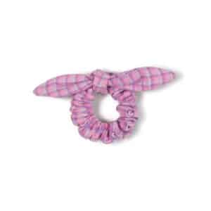 Nixnut scrunchie lila checkered