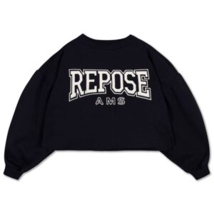 Repose AMS sweater cropped graphite night