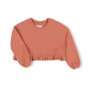 Nixnut sweater cropped sunset