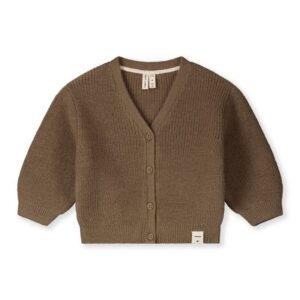 Gray Label baby vest knitted - woody