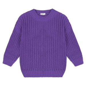 Yuki kidswear sweater knitted - amethyst