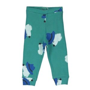 Lotiekids baby legging dogs green