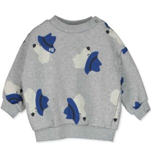 Lotiekids baby sweater dog grey