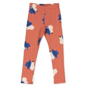Lotiekids legging rib dogs clay