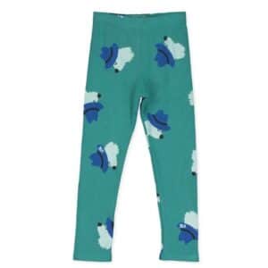 Lotiekids legging rib dogs green