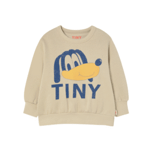 Tinycottons sweater dog graphic vanilla