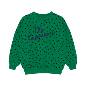 The Campamento sweater green dots