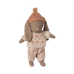 Maileg winter bunny brown rose